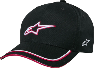 Ascension Curved Bill Snap Hat Black 