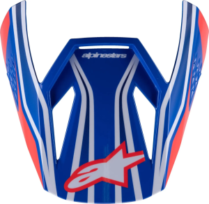 Alpinestars Sm3 Wurx gyermek sisak napellenzője – fekete/kék/piros/fehér