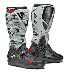 Sidi Crossfire 3 SRS fekete-szürke csizma, 45-ös méret, 1, nordicamoto.ro