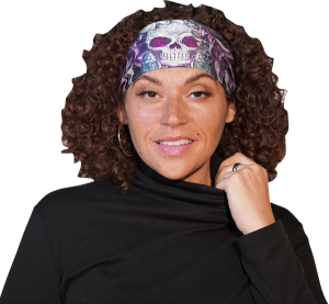 Headband Winged Destiny Gray, Pink