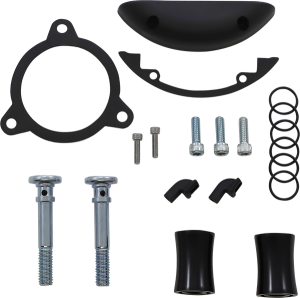 Inverted Air Cleaner Hardware Kit Black, Silver