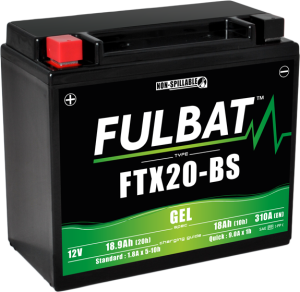 Fulbat FTX20-BS gél akkumulátor motorkerékpárhoz/ATV-hez