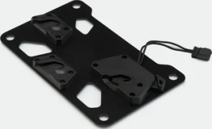 Sysbag adapterlemez, fekete, porfestett