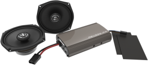 225-watt Amp/front Speaker Kit Black, Gray