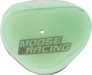 MOOSE RACING precíziós, előolajozott légszűrő, zöld 