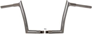1-1/4(r) Ez Install Pointed Top Handlebar Silver, 5, nordicamoto.ro