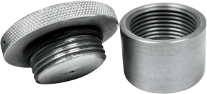 Vented Gas Cap With Weld-on Bung Silver