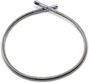 Universal Brake Line Silver, Clear-coated