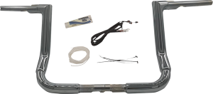 1-1/2(r) Ez Install Flat Top Handlebar Kit Silver