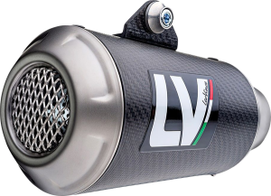 Lv-10 Carbon Slip-on Muffler Silver, Matte Black, 5, nordicamoto.ro