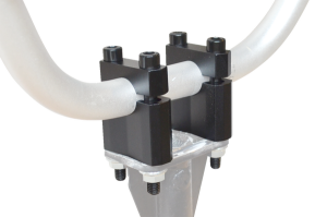 Universal 7/8(r) Bar Risers Black, 3, nordicamoto.ro
