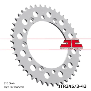 JT SPROCKETS hátsó lánckerék, természetes színű 