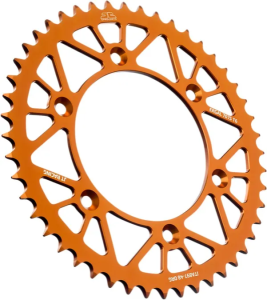 JT SPROCKETS Racelite alumínium hátsó lánckerék, narancssárga , nordicamoto.ro