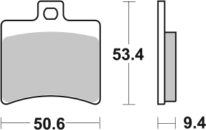 Ct Scooter Carbon Tech Organic Brake Pads, 1, nordicamoto.ro