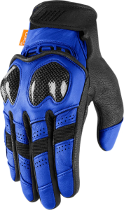 Manusi Textil/Piele Icon Contra2™ Blue S, 1, nordicamoto.ro