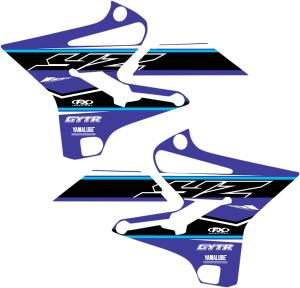 Replacement Oem Tank/shroud Graphics Blue, 2, nordicamoto.ro