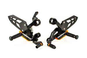 Adjustable Rearset Black