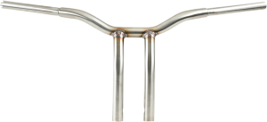 Kage Fighter Welded Bent-riser Handlebar Silver, 1, nordicamoto.ro