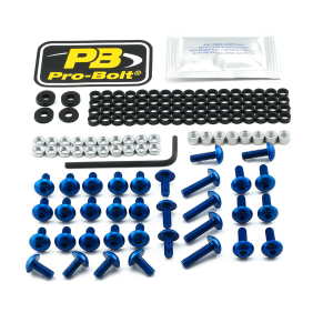 Fairing Bolt Kit For Bmw Blue