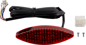 Cat-eye Capsule Light Amber, Red, 2, nordicamoto.ro