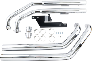 Dragster Exhaust System Chrome, 1, nordicamoto.ro
