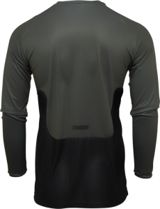 Tricou Thor Pulse React Army Green/Black S, 1, nordicamoto.ro