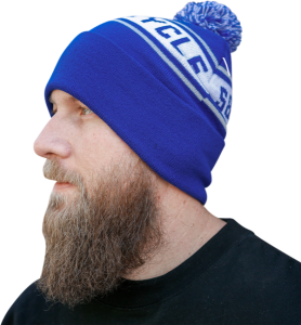 Hat Beanie Blue, White