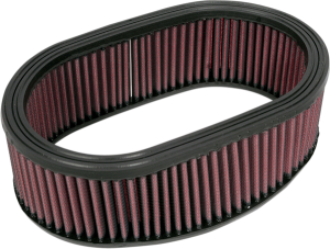 High Flow Replacement Air Filter Black, Red