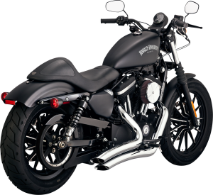 Big Radius Exhaust System Chrome, 3, nordicamoto.ro