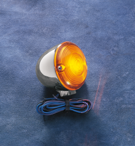 Flat Lens Signal Lights Chrome, 1, nordicamoto.ro