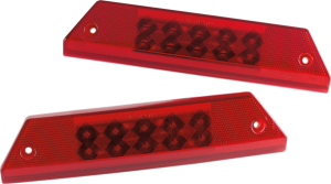 LED-es hátsó lámpák – piros, 1, nordicamoto.ro