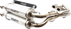Stage 5 Dual Exhaust System Silver