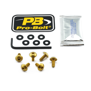 Screen Bolt Aluminium Gold, 1, nordicamoto.ro