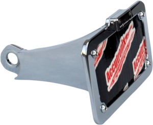 Side Mount License Plate With Led Tag Light White, 1, nordicamoto.ro