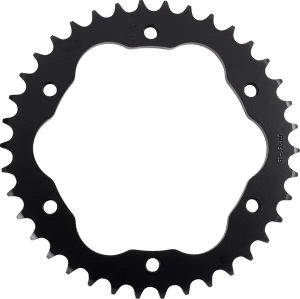 JT SPROCKETS Acél hátsó lánckerék, fekete, 1, nordicamoto.ro