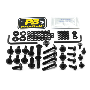 Fairing Bolt Kit For Yamaha Black, 1, nordicamoto.ro