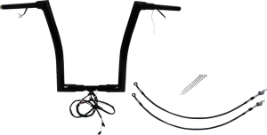 Plug & Play Ez Install 1-1/2(r) Flat Top Handlebar Kit Black, 2, nordicamoto.ro
