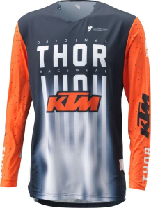 Narancssárga hétvége, KTM Flash Prime Pro póló, kék/narancssárga, nordicamoto.ro
