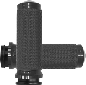 Vibration Dampening Memory Foam Grips Black, 1, nordicamoto.ro