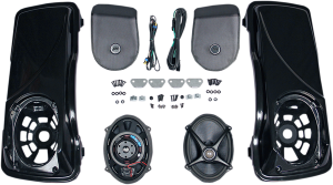 Saddlebag-lid Kit W/rokker® Xxr 5x7” Speakers Black
