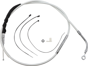 High-efficiency Braided Sterling Chromite Ii® Clutch Cable Silver