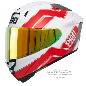 Casca Integrala SHOEI X-SPR PRO LAWSON TC-1 Rosu/Alb S, 3, nordicamoto.ro