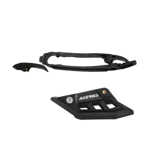 Acerbis GasGas MC 85/Husqvarna TC 85/KTM SX 85 25'-27' fekete védőlemez és láncvezető készlet, 1, nordicamoto.ro
