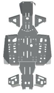 Motorvédő a CFMoto X4/CFORCE 400/450L/520L/500HO modellekhez (2016–2021), nordicamoto.ro