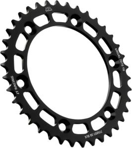 JT SPROCKETS Racelite alumínium hátsó lánckerék, fekete , nordicamoto.ro