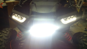 Grill Insert With 16(r) Led Light Bar Clear, 2, nordicamoto.ro