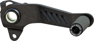 Slash Cut Brake Lever Black, Satin, Powder-coated