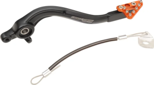 MOOSE RACING Brake Pedal Black, Orange 