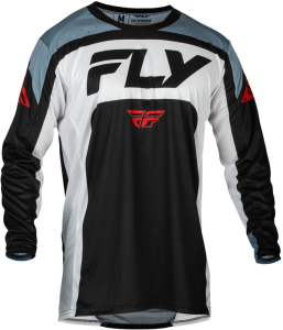 MX Fly Lite 731 póló, fekete/fehér/szürke, nordicamoto.ro