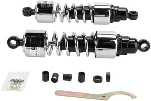 412 Series Cruiser Shocks Black, Chrome